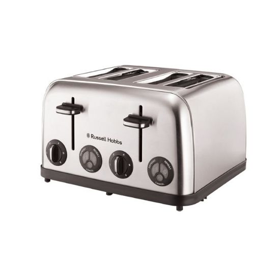 Picture of RUSSELL HOBBS 4 SLICE TOASTER 13976B SS