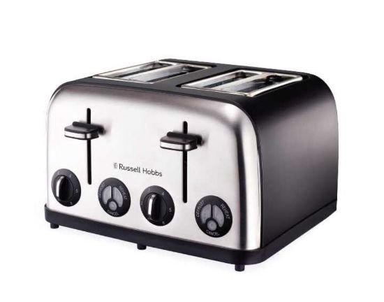 Picture of RUSSELL HOBBS 4 SLICE TOASTER BLK 13976