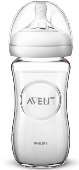 Picture of AVENT BOTTLE 240ML/80ZGLASS SCF673/13-HI