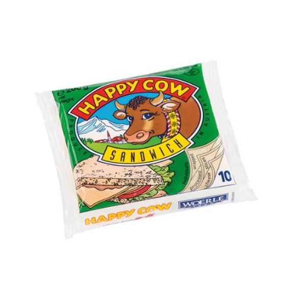 Picture of HAPPY COW SLICE CHEESE SANDWICH 200G