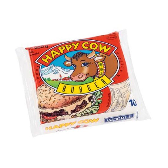 Picture of HAPPY COW SLICE CHEESE BURGER 200G
