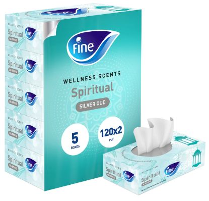 Picture of FINE FACIAL TISSUE SILVER OUD 2PLY 120'S