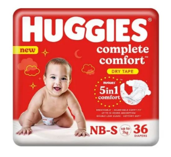 Picture of HUGGIES DIAPERS NB-S 36'S