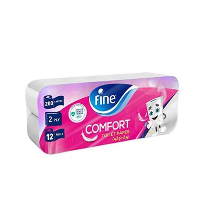 Picture of FINE TOILET TISSUE ROLL COMFORT 12'S
