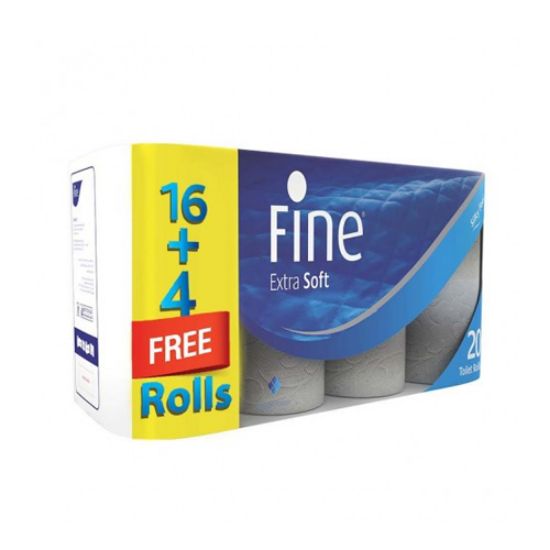 Picture of FINE TOILET TISSUE ROLL EXTRA SOFT 20'S