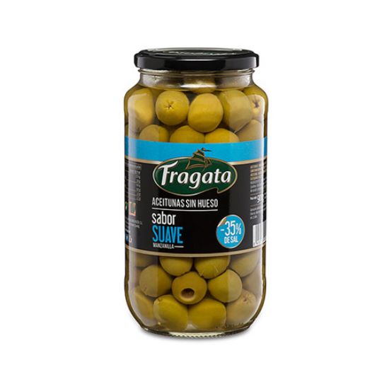 Picture of FRAGATA PITTED MANZANILLA OLIVES 935G