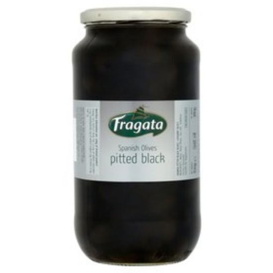 Picture of FRAGATA PITTED BLACK RIPE OLIVES 935G