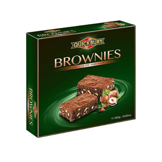 Picture of QUICKBURY BROWNIE CHOCO HAZELNUT 285G